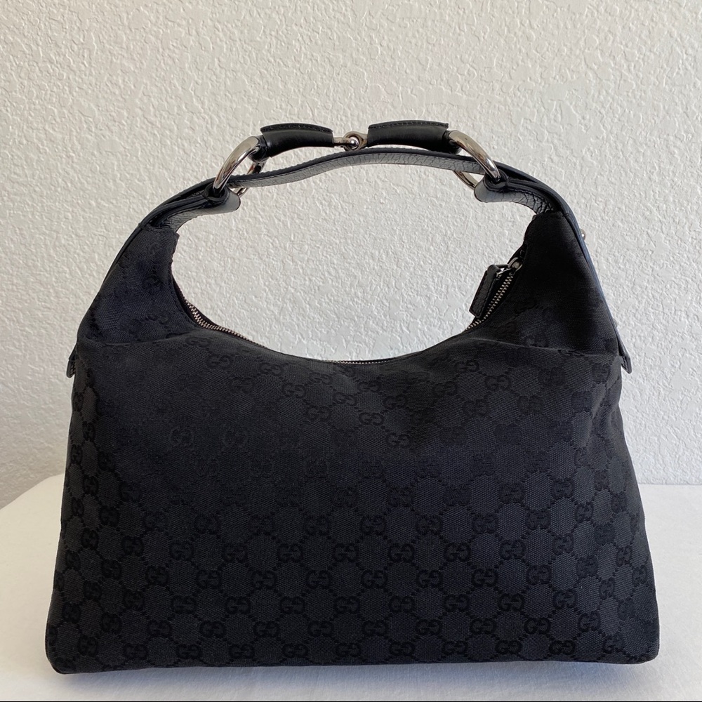 Gucci GG horsebit hobo bag